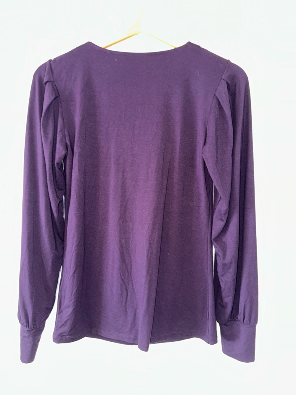 Elie TAHARI Ultra Purple Cowl Neck Long Sleeve Top size extra small - Picture 4 of 6